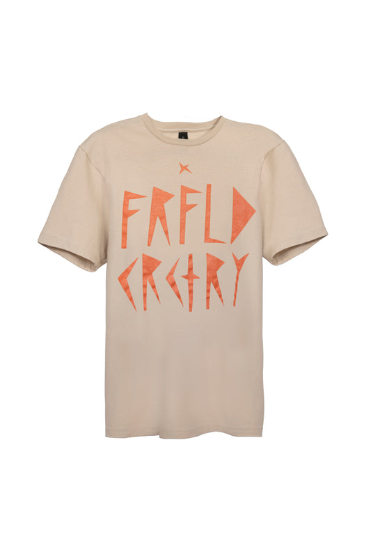 Beige t-shirt - FRFLD CRCTRY